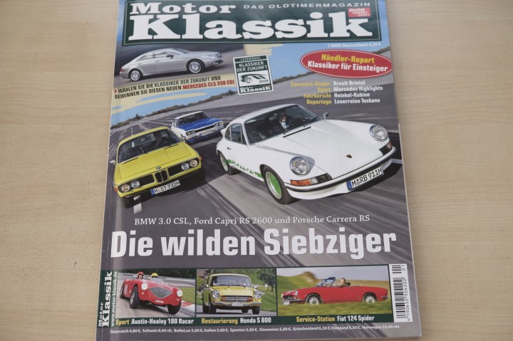 Deckblatt Motor Klassik (01/2009)